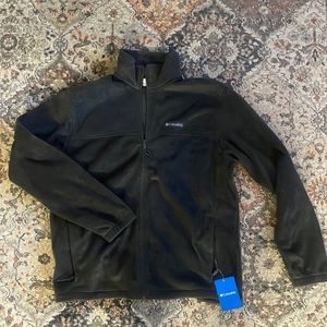 Men’s Gray Columbia Fleece Jacket NWT
